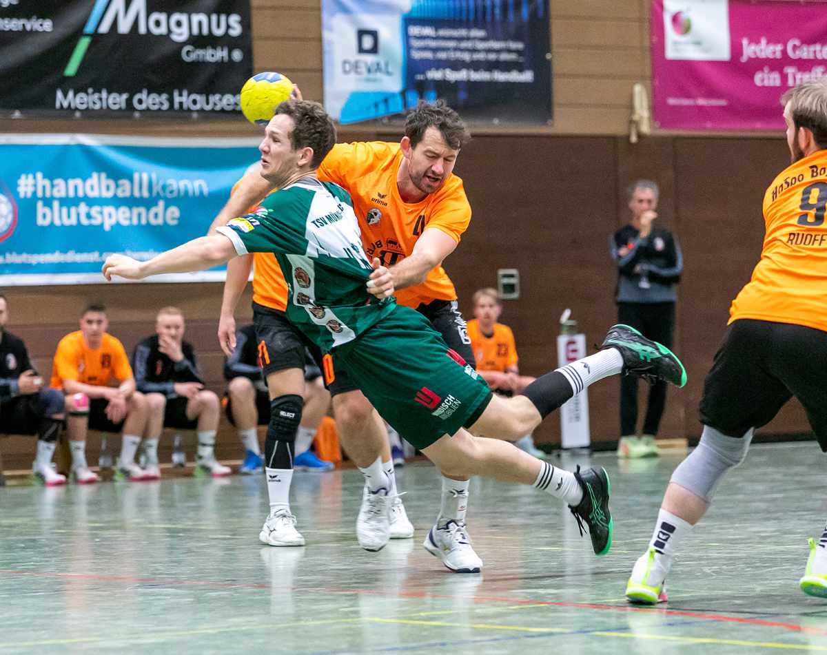 Leander Lettl, Spieler der Herren 1 des TSV München-Allach Handball