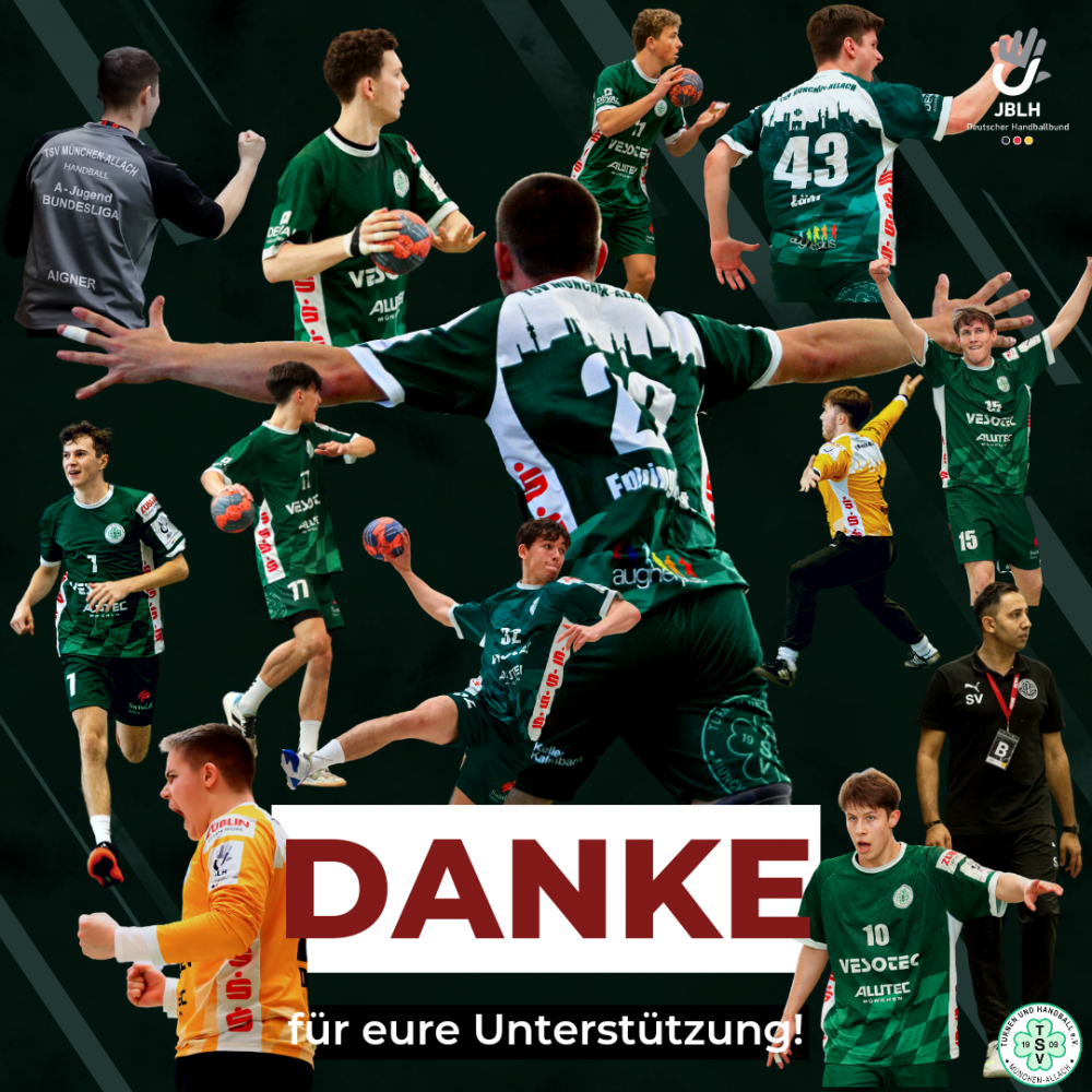 mA1 des TSV Allach sagt Danke