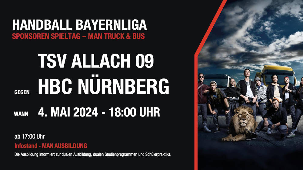 MAN-Infostand Ausbildung beim TSV Allach