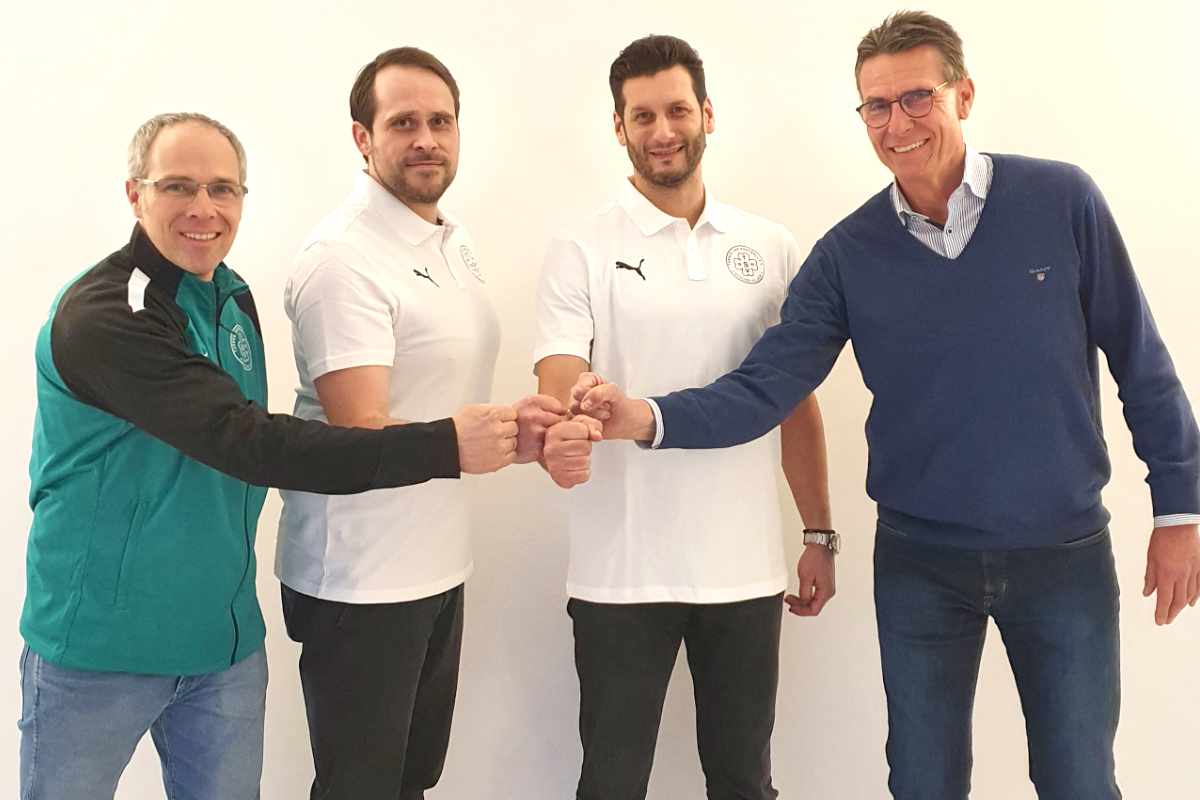 Das neue Trainerteam des TSV München-Allach 1909 für die Handball-Herren 1